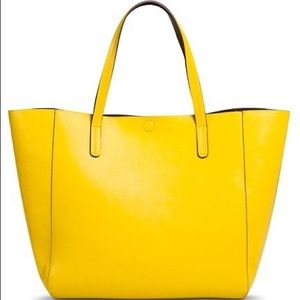Reversible Leather Tote Bag